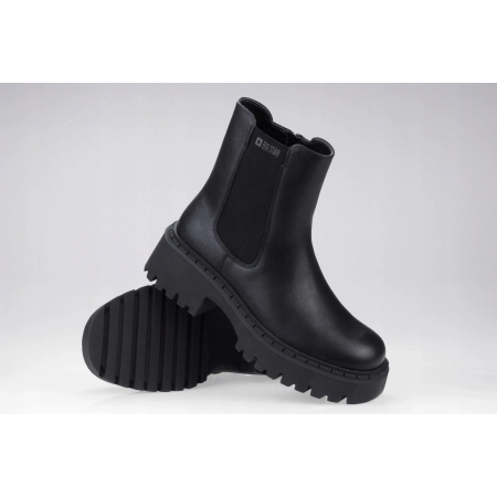 BOTKI buty damskie ZIMOWE JESIENNE BIG STAR sztyblety EKOSKÓRA OO274167 40