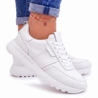 BUTY SPORTOWE damskie EKOSKÓRA BIG STAR sneakersy białe OO274574 38