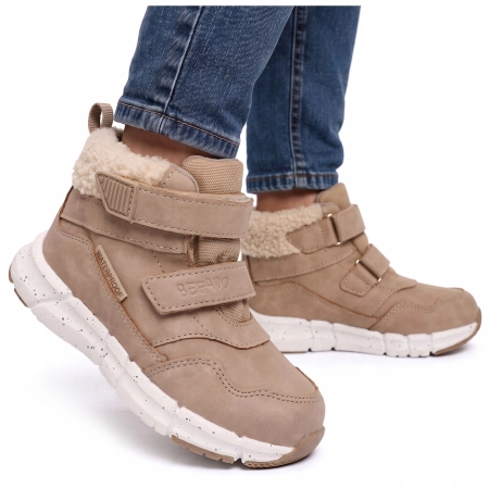BEFADO Buty dziecięce 169Y065 przejściowe TRZEWIKI na RZEPY wodoodporne 33