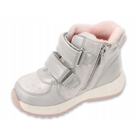 BEFADO Buty dziecięce 169P049 przejściowe TRZEWIKI na RZEPY wodoodporne 27