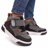 BEFADO Buty dziecięce 169P060 przejściowe trzewiki na rzepy wodoodporne 27