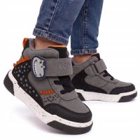 BEFADO Buty dziecięce 169P060 przejściowe trzewiki na rzepy wodoodporne 27