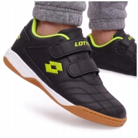 BUTY dziecięce LOTTO PACER 2600110K halowe sportowe halówki na rzep 32