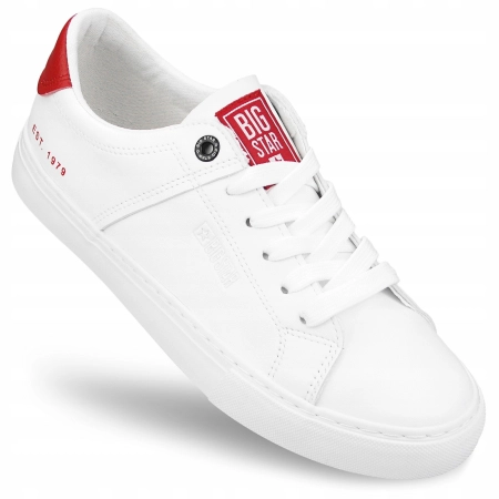 TRAMPKI damskie BIG STAR buty tenisówki sneakersy JJ274212 białe 38