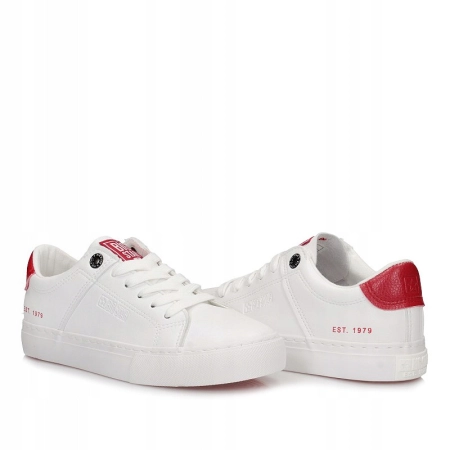 TRAMPKI damskie BIG STAR buty tenisówki sneakersy JJ274212 białe 41