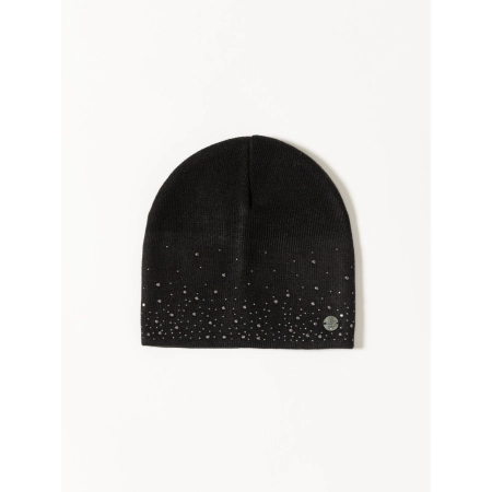 Czapka Damska Zimowa Beanie HEAVY TOOLS z Kryształkami PANDORA Czarna