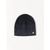 Czapka Damska Zimowa Beanie HEAVY TOOLS z Kryształkami PANDORA Granatowa