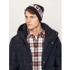Czapka Męska Zimowa HEAVY TOOLS Beanie Ciepła PEREGRIN Granat