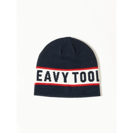 Czapka Męska Zimowa HEAVY TOOLS Beanie Ciepła PEREGRIN Granat