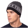 Czapka Męska Zimowa HEAVY TOOLS Beanie Ciepła PEREGRIN Szara