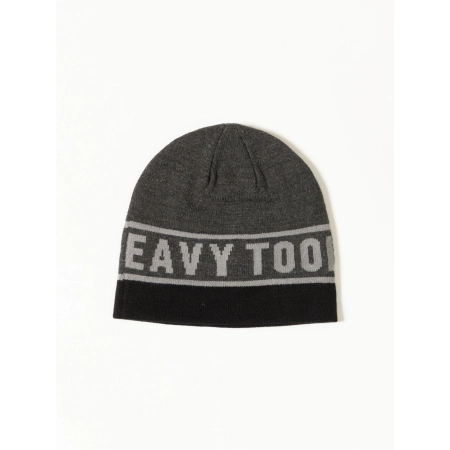 Czapka Męska Zimowa HEAVY TOOLS Beanie Ciepła PEREGRIN Szara