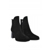 BOTKI buty ZIMOWE damskie BIG STAR trzewiki SKÓRZANE UU274380 czarne 40