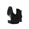 BOTKI buty ZIMOWE damskie BIG STAR trzewiki SKÓRZANE UU274380 czarne 40