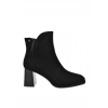 BOTKI buty ZIMOWE damskie BIG STAR trzewiki SKÓRZANE UU274380 czarne 40