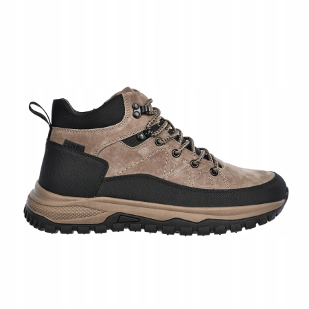 BUTY męskie ZIMOWE trekkingowe BIG STAR trzewiki trapery UU174247 beżowy 44
