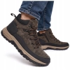 BUTY męskie ZIMOWE trekkingowe BIG STAR trzewiki trapery UU174248 brąz 42