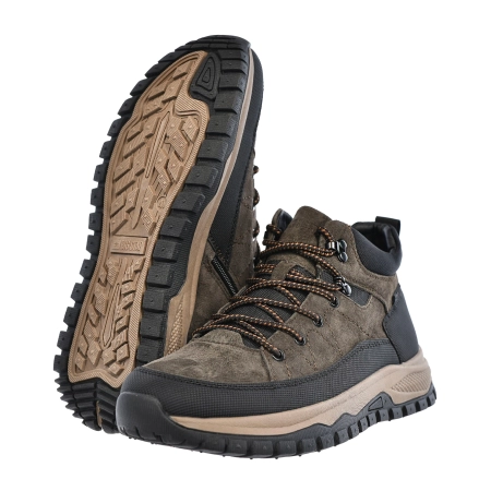 BUTY męskie ZIMOWE trekkingowe BIG STAR trzewiki trapery UU174248 brąz 42