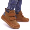 Buty Chłopięce Barefoot BEFADO 006X003 Przejściowe Jesienne Rzep Zamek 25