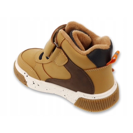 BEFADO Buty dziecięce 169P059 przejściowe trzewiki na rzepy wodoodporne 23