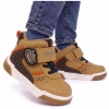 BEFADO Buty dziecięce 169P059 przejściowe trzewiki na rzepy wodoodporne 24