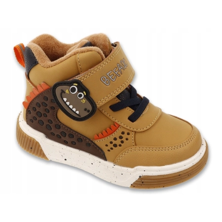 BEFADO Buty dziecięce 169P059 przejściowe trzewiki na rzepy wodoodporne 24
