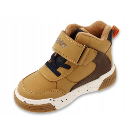 BEFADO Buty dziecięce 169P059 przejściowe trzewiki na rzepy wodoodporne 26