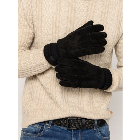 Rękawiczki Skórzane męskie HEAVY TOOLS PANSY Rękawice Casual Czarne L