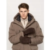 Rękawiczki Skórzane męskie HEAVY TOOLS PANSY Rękawice Casual Brązowe L