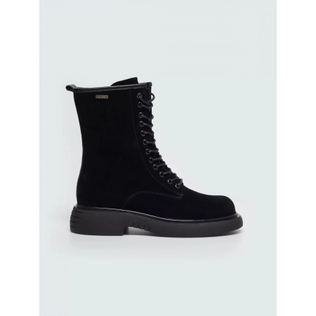 BOTKI Damskie SKÓRZANE Zimowe Zamszowe BIG STAR glany UU274610 r. 38