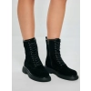 BOTKI Damskie SKÓRZANE Zimowe Zamszowe BIG STAR glany UU274610 r. 39