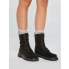 BOTKI Damskie SKÓRZANE Zimowe Zamszowe BIG STAR glany UU274612 r. 39
