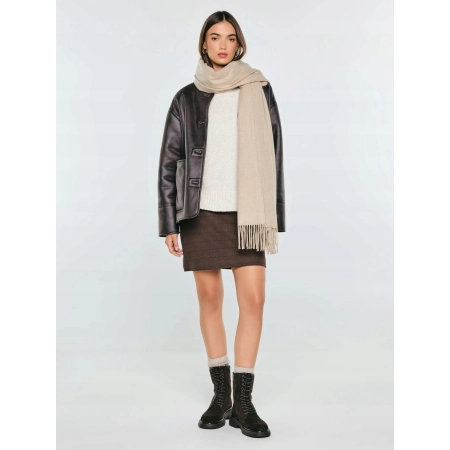 BOTKI Damskie SKÓRZANE Zimowe Zamszowe BIG STAR glany UU274612 r. 39