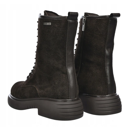 BOTKI Damskie SKÓRZANE Zimowe Zamszowe BIG STAR glany UU274612 r. 39