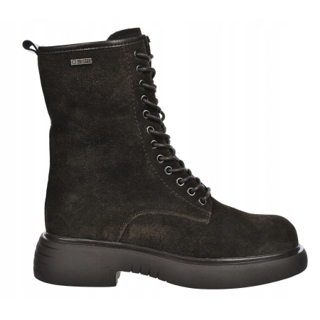 BOTKI Damskie SKÓRZANE Zimowe Zamszowe BIG STAR glany UU274612 r. 39