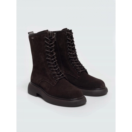 BOTKI Damskie SKÓRZANE Zimowe Zamszowe BIG STAR glany UU274612 r. 39