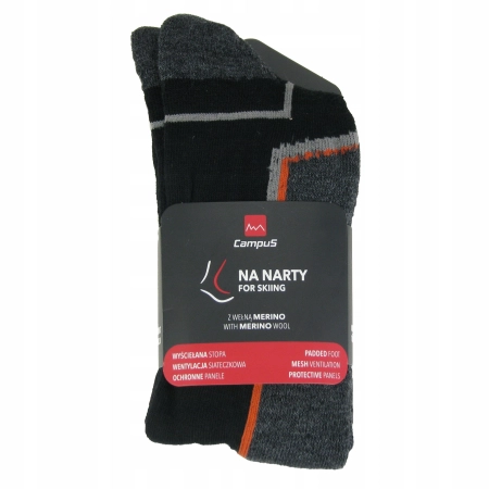 Skarpety Narciarskie Merino CAMPUS GABHARA Merynos Unisex Na Narty 35-38