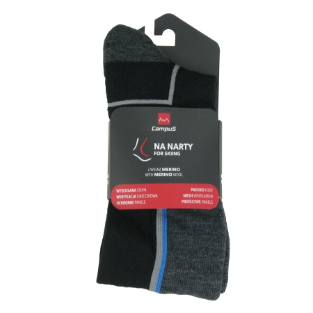 Skarpety Narciarskie Merino CAMPUS BHARS Merynos Unisex Na Narty 43-46