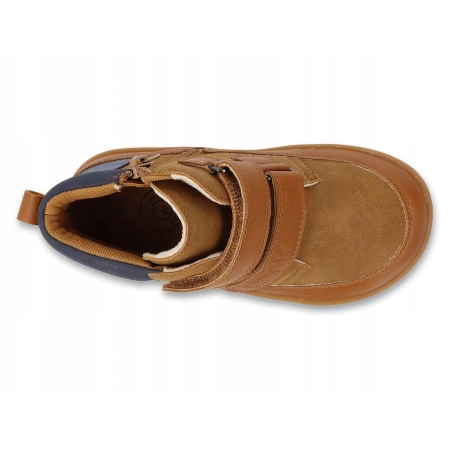 Buty Chłopięce Barefoot BEFADO 006X003 Przejściowe Jesienne Rzep Zamek 27
