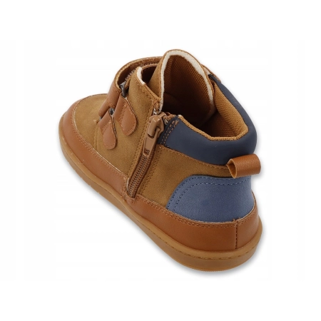 Buty Chłopięce Barefoot BEFADO 006X003 Przejściowe Jesienne Rzep Zamek 27