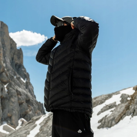 Kurtka Puchowa Pikowana Męska ALPINUS Monviso Kaczy Puch Naturalny 3XL