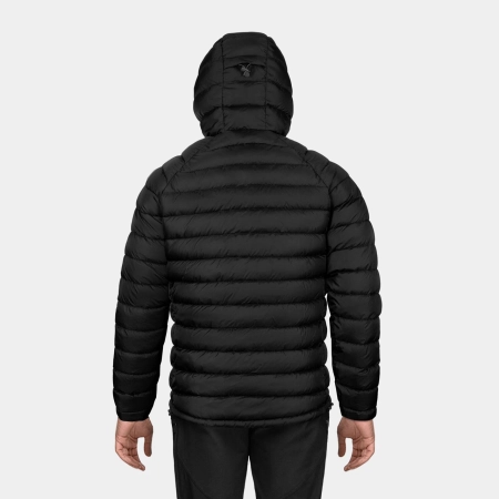 Kurtka Puchowa Pikowana Męska ALPINUS Hozat Przejściowa DWR YKK czarna 4XL