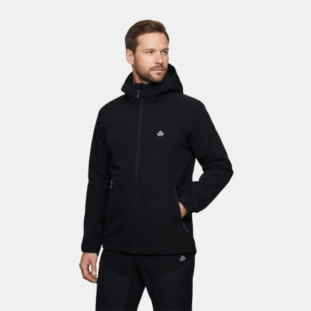 Softshell Męski Kurtka ALPINUS Arbent Ultralight Lekki DWR czarny XXL