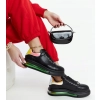 SNEAKERSY buty sportowe damskie GOE skórzane czarne podwyższone NN2N4030 36