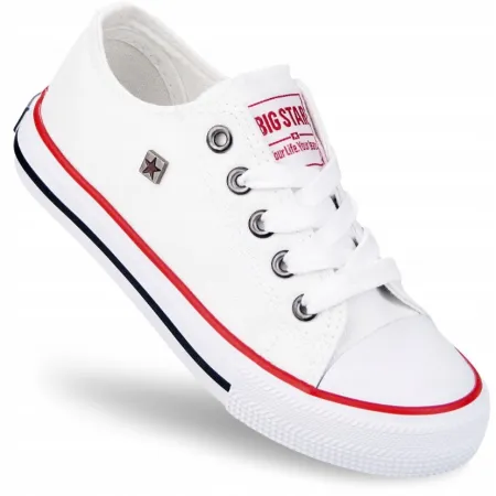 Buty BIG STAR KIDS trampki nieskie tenisówki DZIECIĘCE białe FF374200 r. 32