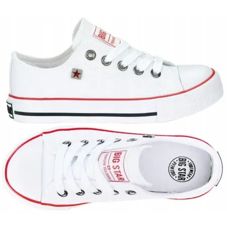 Buty BIG STAR KIDS trampki nieskie tenisówki DZIECIĘCE białe FF374200 r. 32