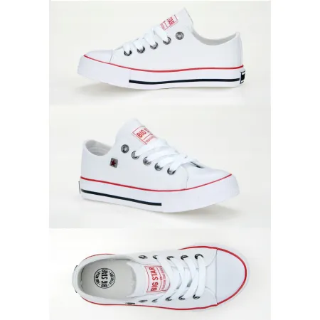 Buty BIG STAR KIDS trampki nieskie tenisówki DZIECIĘCE białe FF374200 r. 32